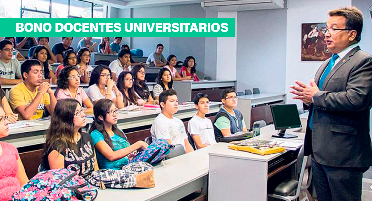 Bono de S/ 4.434 para docentes universitarios p&uacute;blicos FUE APROBADO: &iquest;cu&aacute;ndo iniciar&aacute; el pago?