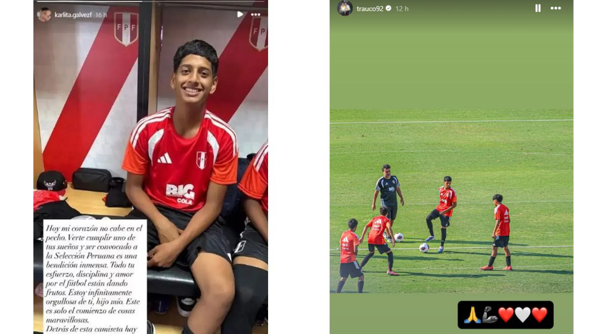 Filho de Miguel Truco quebra o silêncio após ser convocado para a seleção peruana de sua categoria
