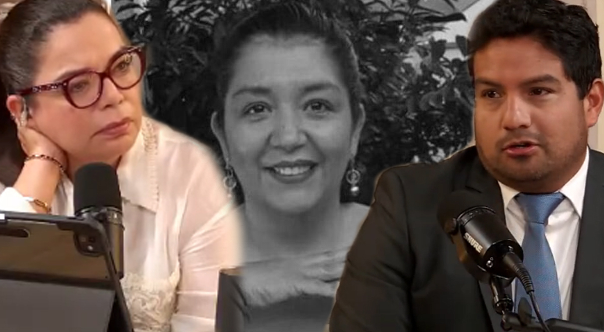 Em entrevista a Gino Marzano, Milagros Leiva ficou arrasada ao revelar que sua irmã mais nova havia morrido.