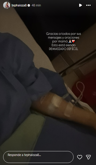 Tefa Llosa confessa como ela é depois de passar por uma cirurgia de emergência em meio ao diagnóstico de câncer da mãe: aqui está o que ela disse