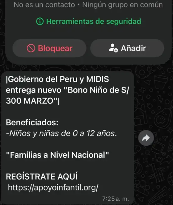 Não abra o link! Alertam sobre vales escolares falsos que circulam no WhatsApp para roubar seus dados