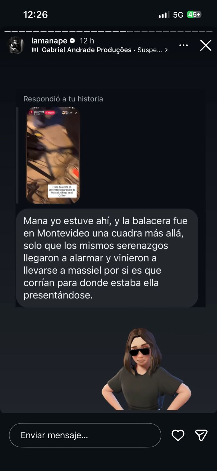 A querida cantora de salsa peruana dá um show em Callao e tudo termina em um ataque violento: esta é a situação dela