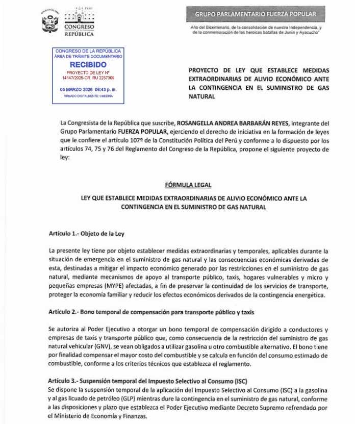 Congresso propõe bônus e suspensão de dívidas para transportadores devido à crise do GNV: Quem se beneficia?