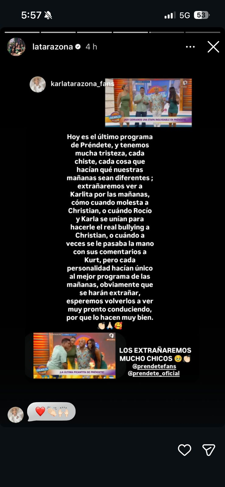 Carla Tarazona enviou uma mensagem comovente depois que Pamela Franco foi acusada de separar o filho da filha.