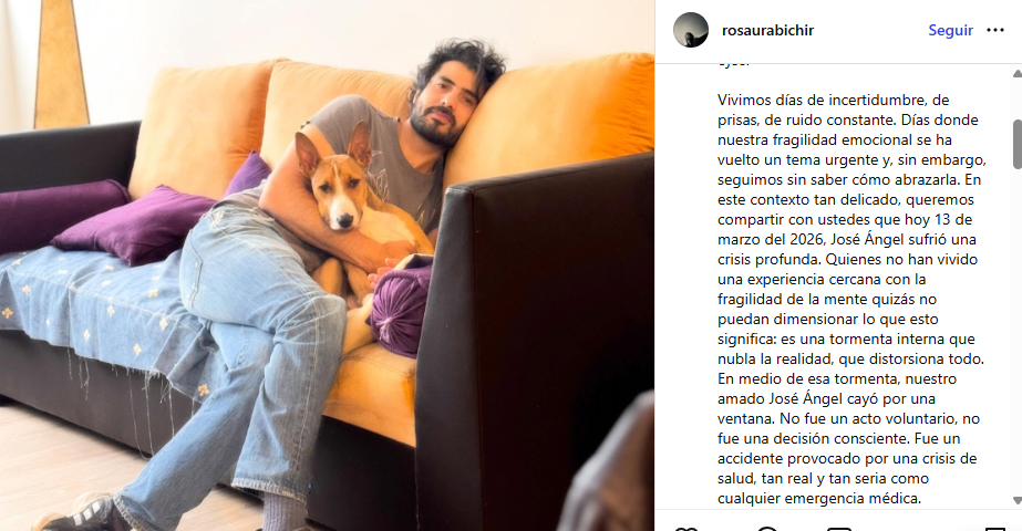 O querido ator caiu do terceiro andar de seu apartamento após uma grave crise emocional, e sua família deixou uma mensagem comovente para ele. 