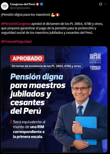 Confirmado | Aumentos para professores aposentados e demitidos: Lei aprovada pelo Congresso; Quanto será o pagamento?