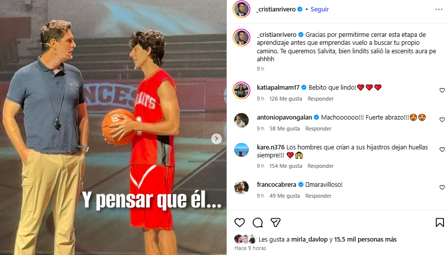 Christian Rivero com Segundo Cernadas para o filho de Gianella Neira: “Para encontrar o seu…”