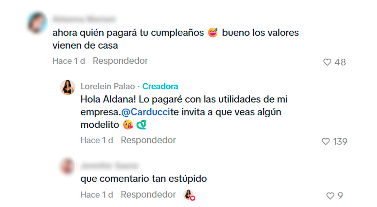 Disse a irmã de Palo, Laureline Palao, ataca um usuário no meio do AMPAY: “Vou pagar por isso…”