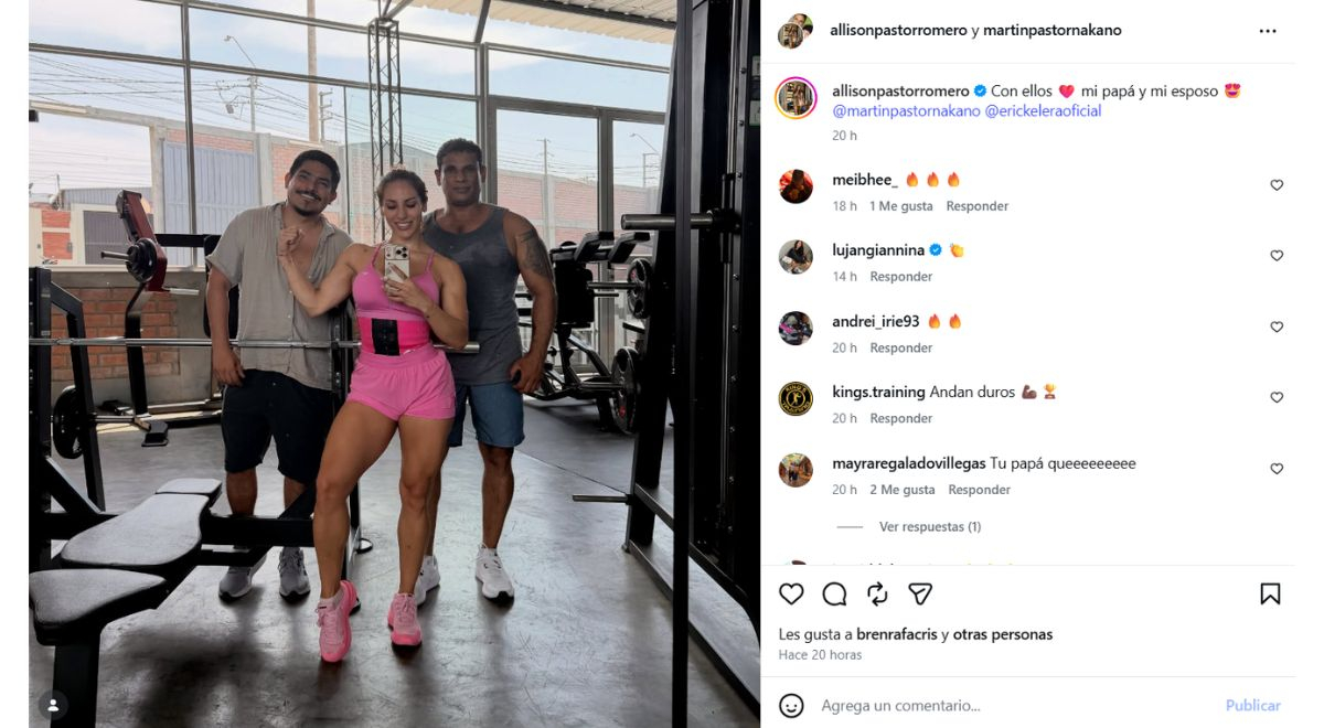 Alison Pastor elogia a transformação física do pai e usuários trollam Eric Ellera por ele ser mais novo que ele: “Ele parece melhor que o genro”