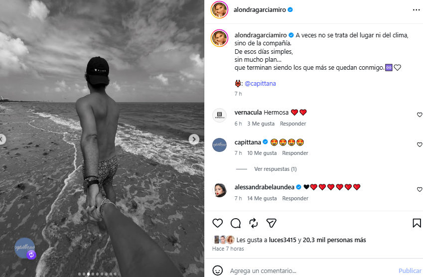 Alondra García Miró fica chocada ao publicar com o namorado Francisco Alistair e surpreende com mensagem: “Não se trata de…”