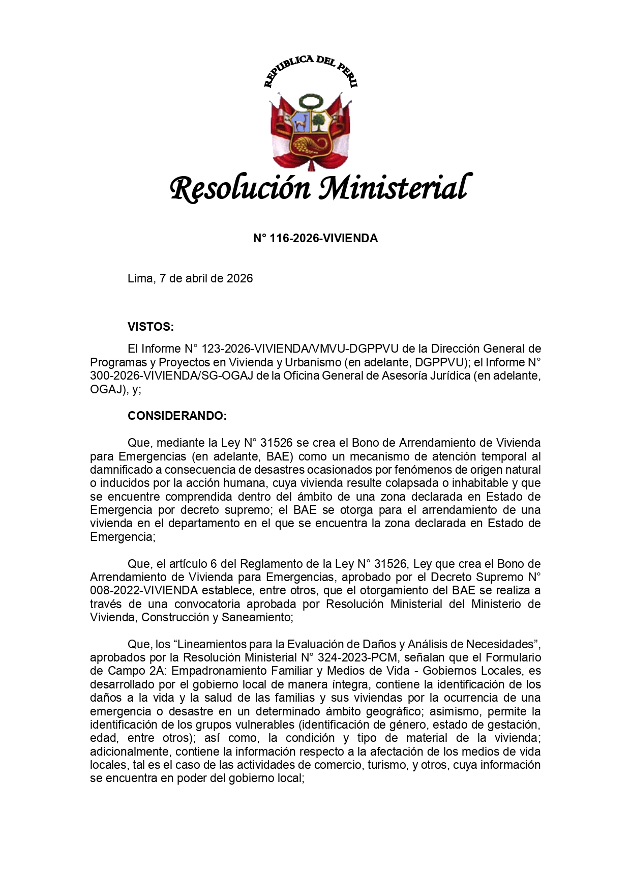 O governo revela o novo cadastro de bônus BAE em seis regiões do Peru: verifique se você acessa o pagamento S/500 a partir de hoje