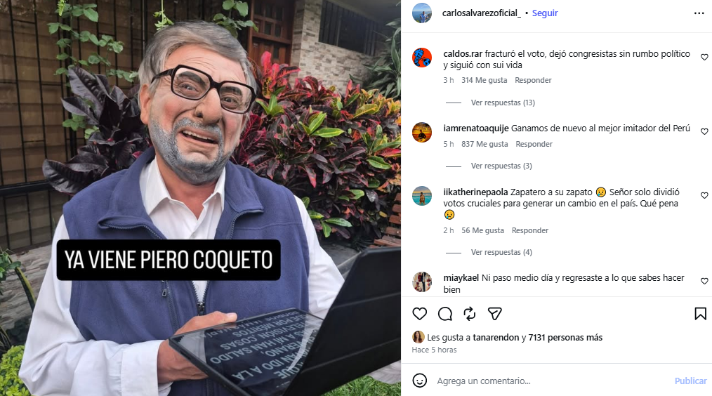 Carlos Alvarez anuncia aposentadoria da política e volta ao humor imitando Piero Corvette: “Ele vem…”