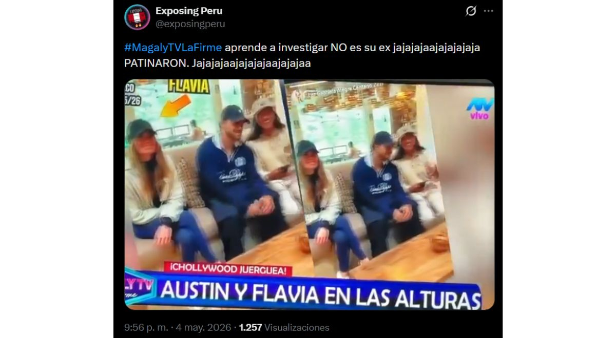 Usuario expone error en nota de Magaly TV La Firme.  