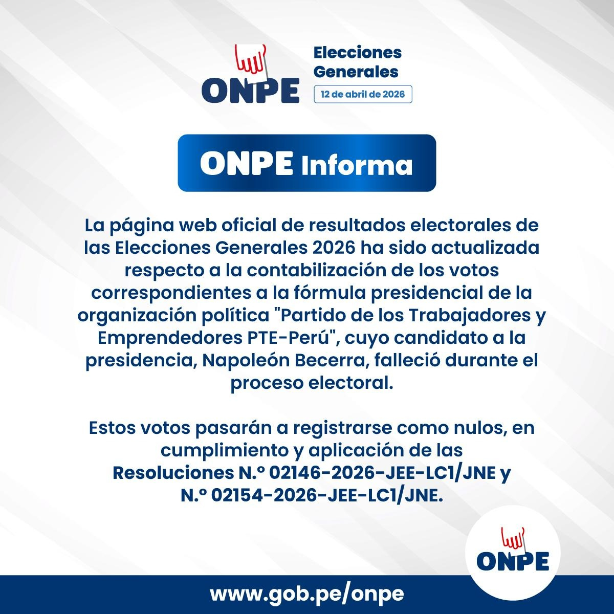 Elections 2026 : L’ONPE annonce une réforme du 100% des votes valables avec examen de dernière minute