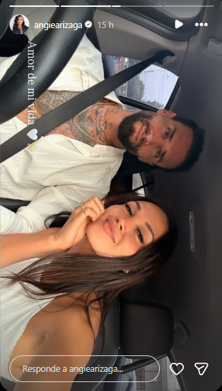 Angie Arizaga comparte mensaje en sus redes  