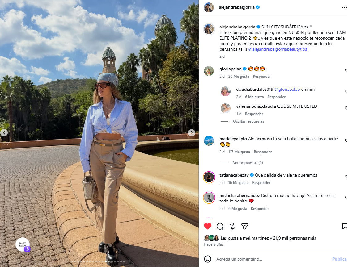La sœur de Palau, Alejandra Bygoria, réagit de manière impensable à la publication dans laquelle elle le “évite” en Afrique La sœur de Palau, Alejandra Bygoria, réagit de manière impensable à la publication dans laquelle elle le “évite” en Afrique