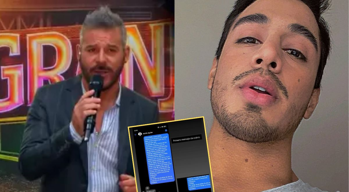 L’ex-petit ami d’Adolfo Aguilar lui demande de payer après avoir découvert qu’il travaille à “La Granja VIP” : “Je sais que tu es fauché, paye-moi maintenant”