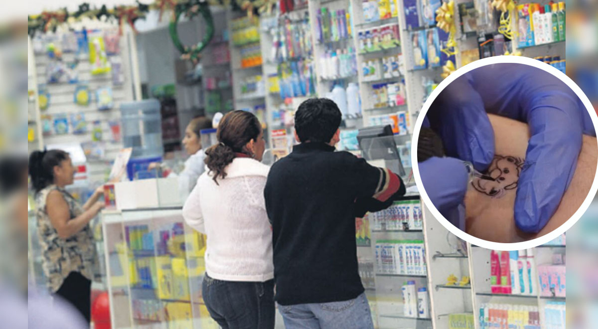 Tous ceux qui se font tatouer le logo de la pharmacie sont assurés de remporter un gros prix en espèces