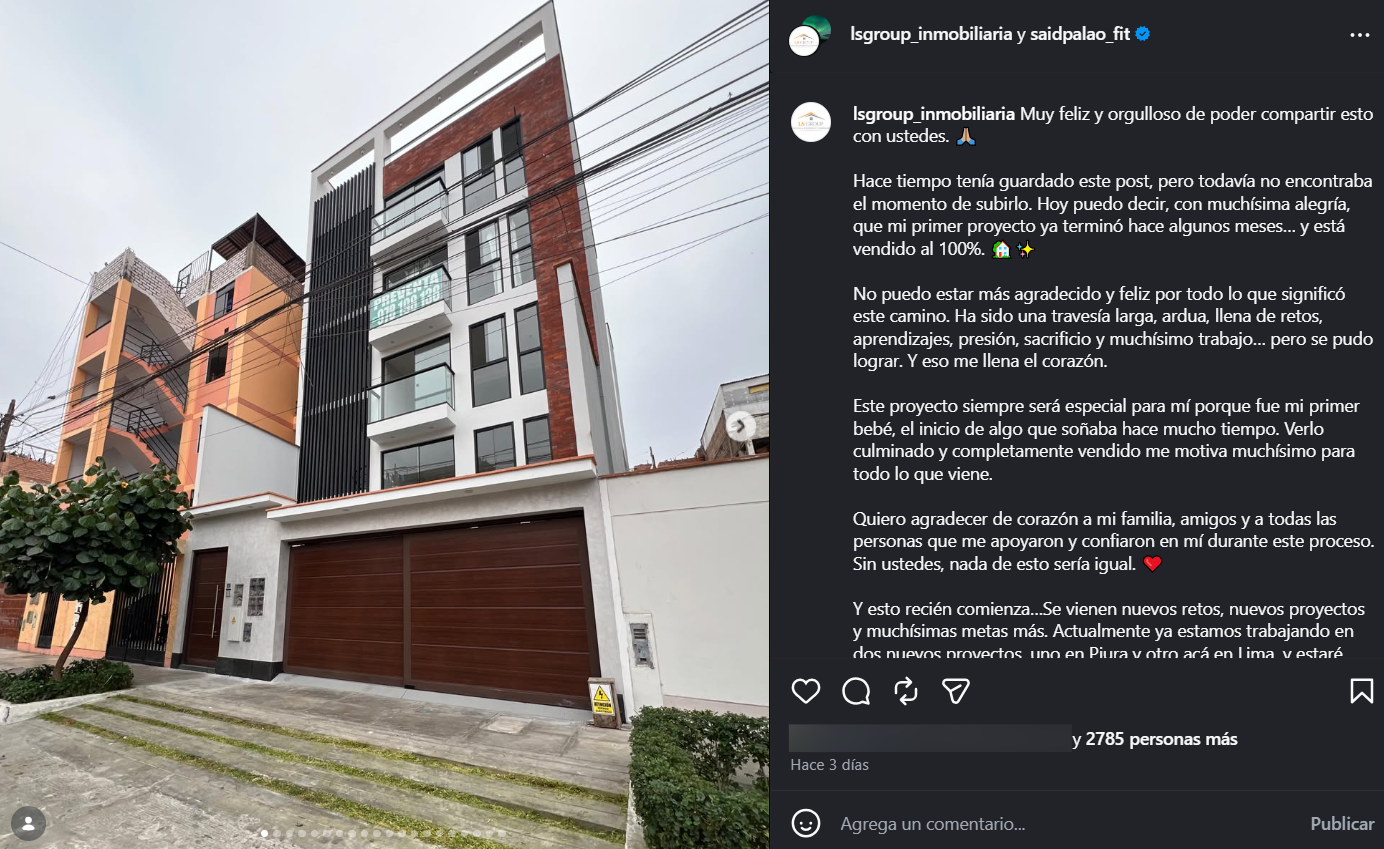 Saïd Palo vend son premier immeuble et annonce de nouveaux projets avec son agence immobilière : “C’était mon premier bébé”