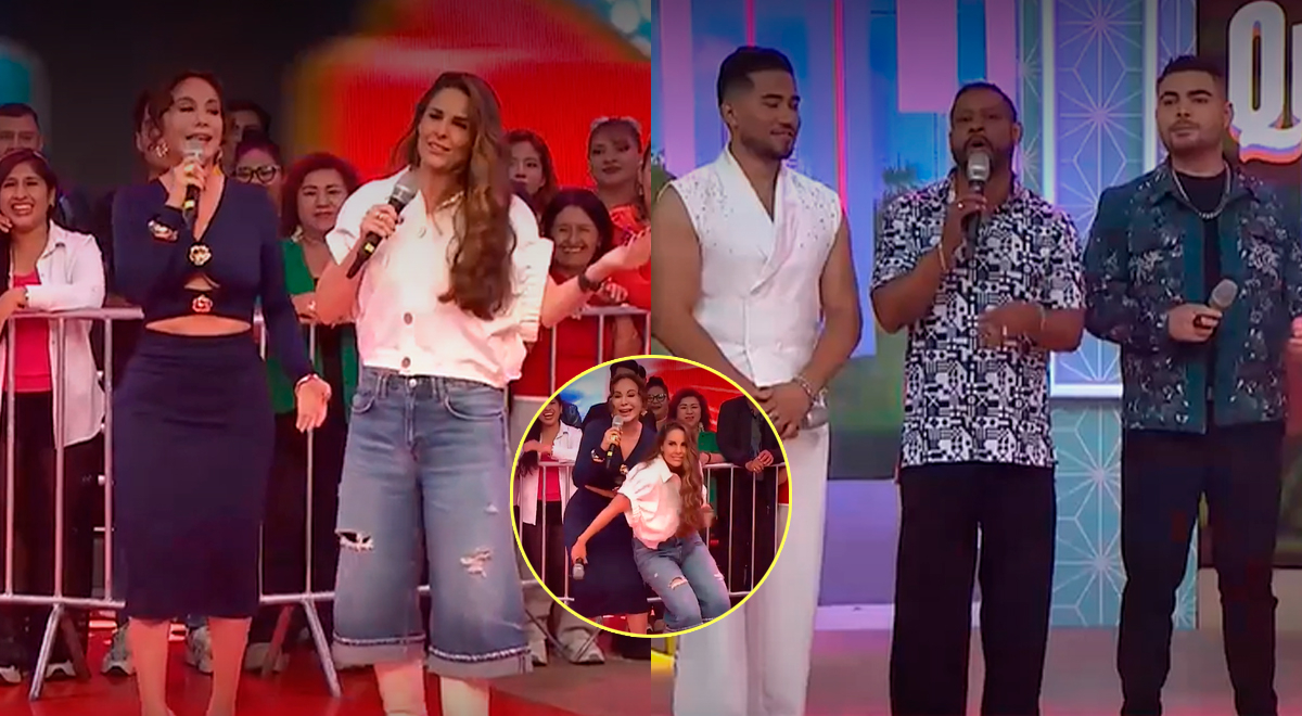 Il a failli finir par terre ! Rebecca Escribens joue dans une tournure inattendue des événements après avoir dansé la salsa en direct et que tout devient incontrôlable