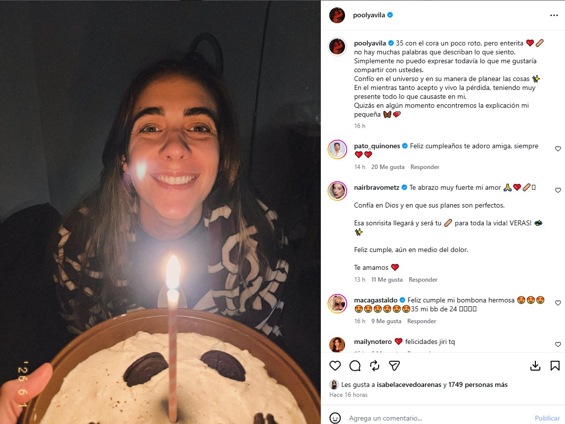 L'influenceuse apprécie l'amour reçu malgré le chagrin.