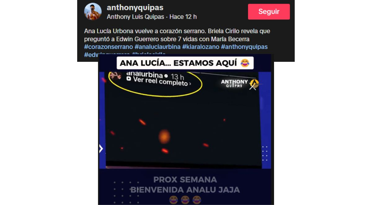 Après avoir révélé que Corazon Serrano l’avait supprimée de ses publications, Ana Lucia Urbina prend une décision constituante et confirme qu’elle a démissionné.