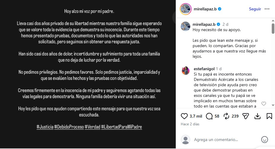 L’ancien membre de “Son Tentación” réclame justice pour son père et révèle le calvaire auquel il est confronté