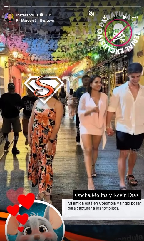 Onelia Molina surprise en train de tenir la main de Kevin Diaz lors de son voyage en Colombie : l’ont-ils rendu officiel ?