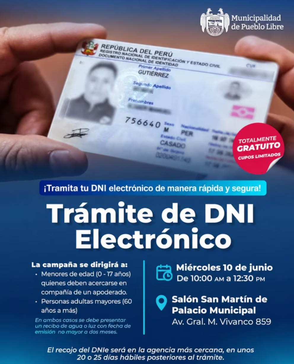 Carte d’identité gratuite | Les citoyens recevront un document demain, mercredi 10 juin : siège, exigences, horaires d’ouverture