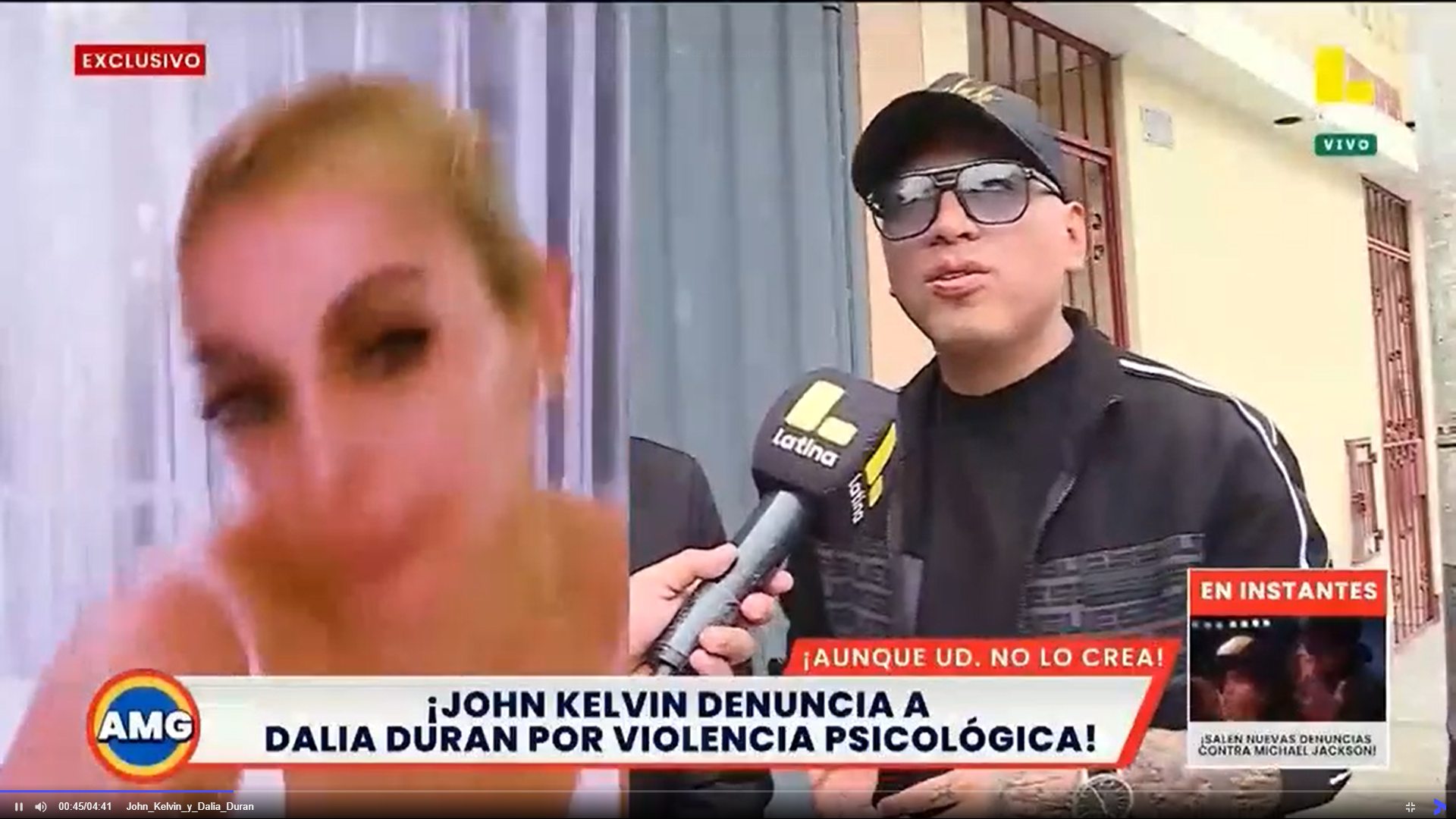 John Calvin condamne Dahlia Duran pour agression psychologique, vol et autres crimes graves : “Elle va chez moi”