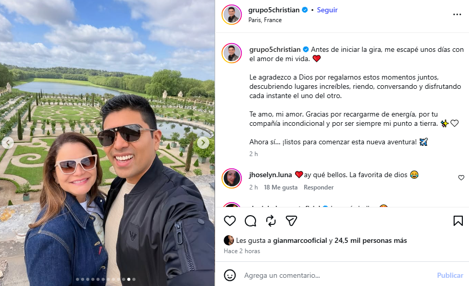 Christian Yepane fait une “ESCAPADE” avec sa femme avant la tournée du Groupe 5 : “Je remercie Dieu”