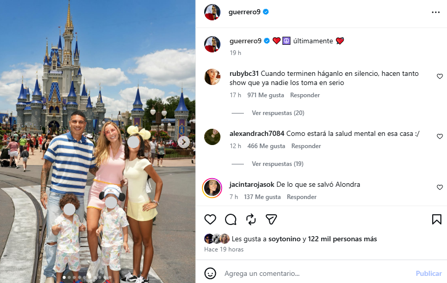 Paolo Guerrero brille en famille avec l'épouse d'Ana Paula.