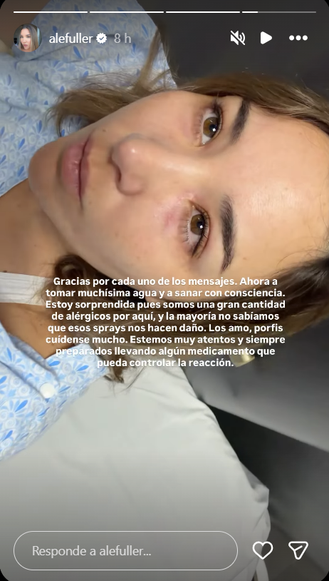 Alessandra Fuller partage son état de santé