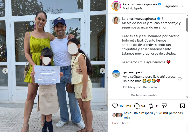La situation émotionnelle vécue par sa fille après son déménagement en Espagne incite Karen Schwarz : “Nous sommes très…”
