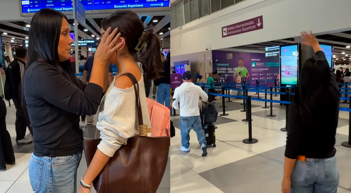 Tula Rodriguez fond en larmes en disant au revoir à sa fille Valentina à l’aéroport : “Aimer, c’est partir”