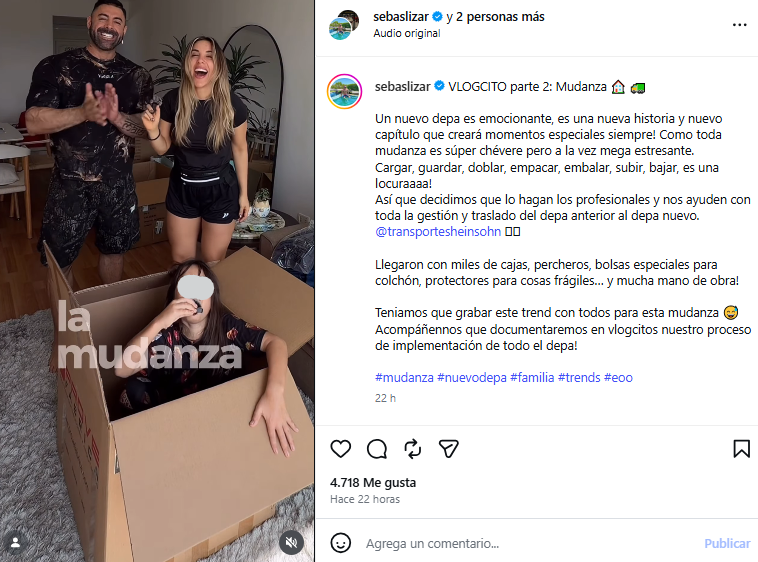 Sebastian Lizarzaburu emménage dans son nouvel appartement avec sa petite amie et sa fille Andrea San Martin : “Nouvelle histoire”