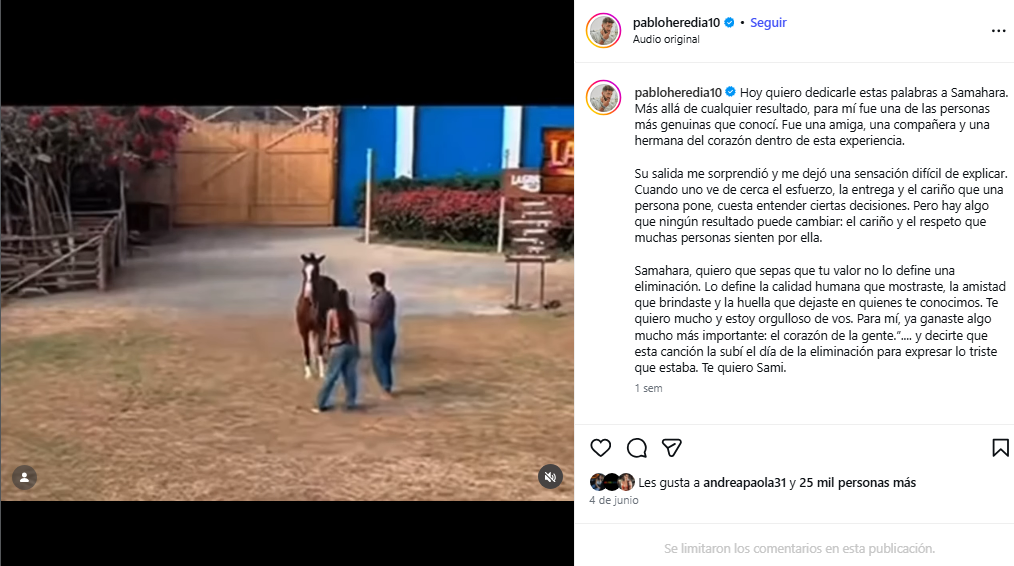 Samahara Lobaton s’exclame son amour pour Pablo Heredia après avoir passé la nuit avec Renato Rossini Jr. dans un appartement : “Je t’aime”