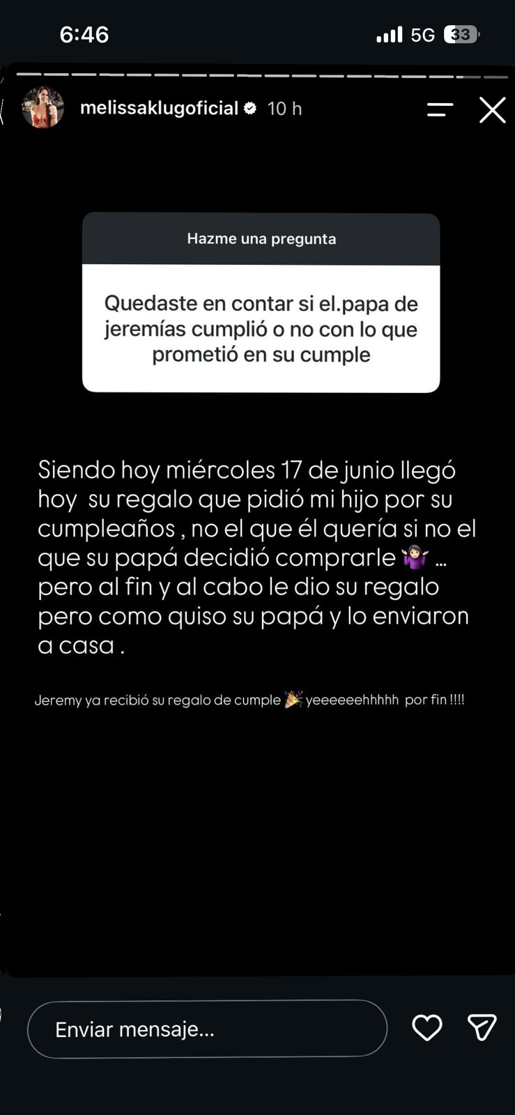 Jefferson Farfan prend des mesures désespérées avec Melissa Klug et son fils après la révélation du montant de la pension de Daringa Ramirez