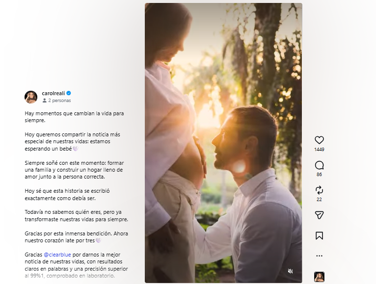 Cachassa excitée alors qu’Andre Bankoff annonce sa première grossesse et montre son ventre : “J’ai toujours rêvé de fonder une famille”