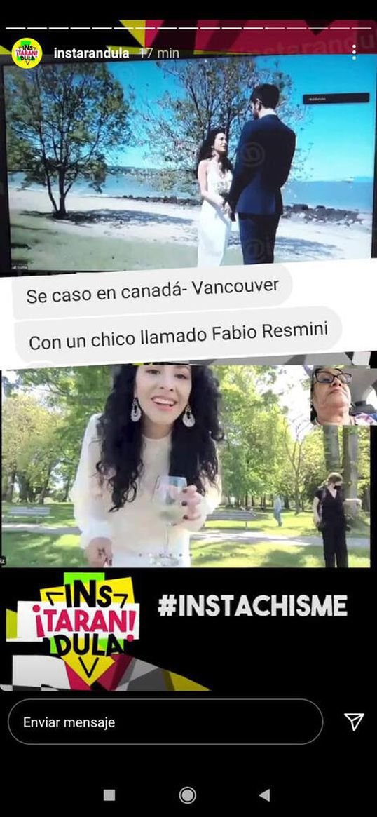 Sarai Toledo s'est mariée au Canada
