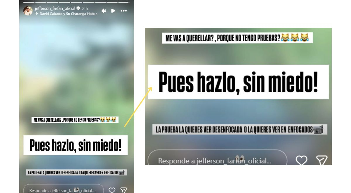 Jefferson Farfan Magali dunk Madina avec une « photo » et la confronte en le menaçant d’une affaire : « Voulez-vous la voir dans « Focused » ?
