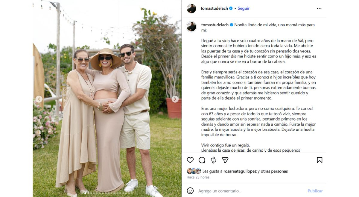 Valerie Revello et Tomás Tudela pleurent leur perte déchirante et partagent un message sensible : “Vous avez laissé une marque indélébile”