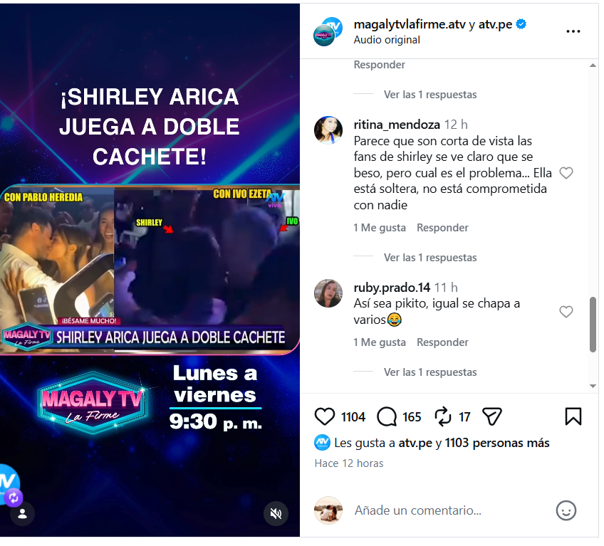 Magali Medina a commis une grave erreur en réclamant des baisers de Shirley Arica avec deux hommes : le mannequin a pris des mesures drastiques