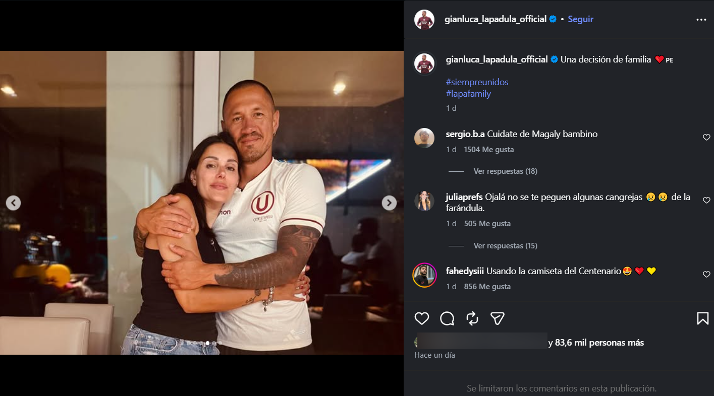 excusez-moi, Gianluca Lapadula se présente avec sa femme après une liaison controversée avec une femme mystérieuse à Barcelone : “Une décision…”