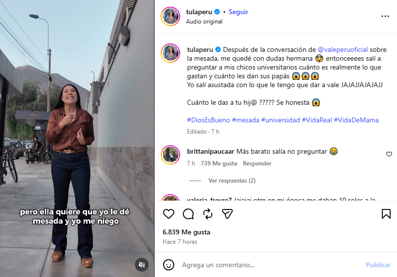 Tula Rodriguez parle du mensuel choquant que sa fille exigeait pour ses dépenses : “Je suis restée…”