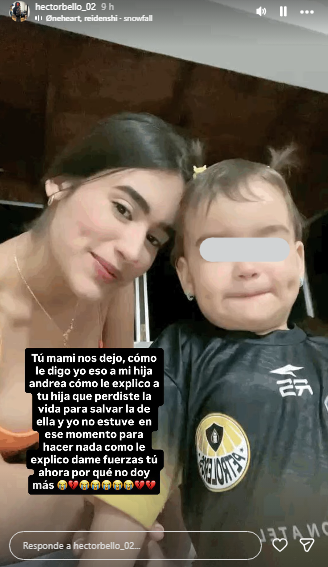 La star du football Hector Bello pleure la perte de sa femme.