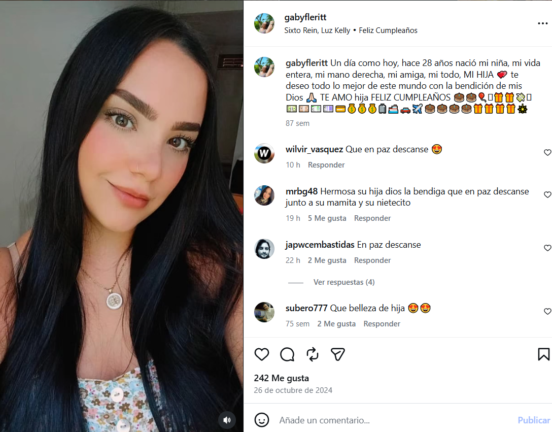 La comédienne bien-aimée Gabriela Fleurit décède dans un tremblement de terre avec sa fille et son petit-fils La comédienne bien-aimée Gabriela Fleurit décède dans un tremblement de terre avec sa fille et son petit-fils