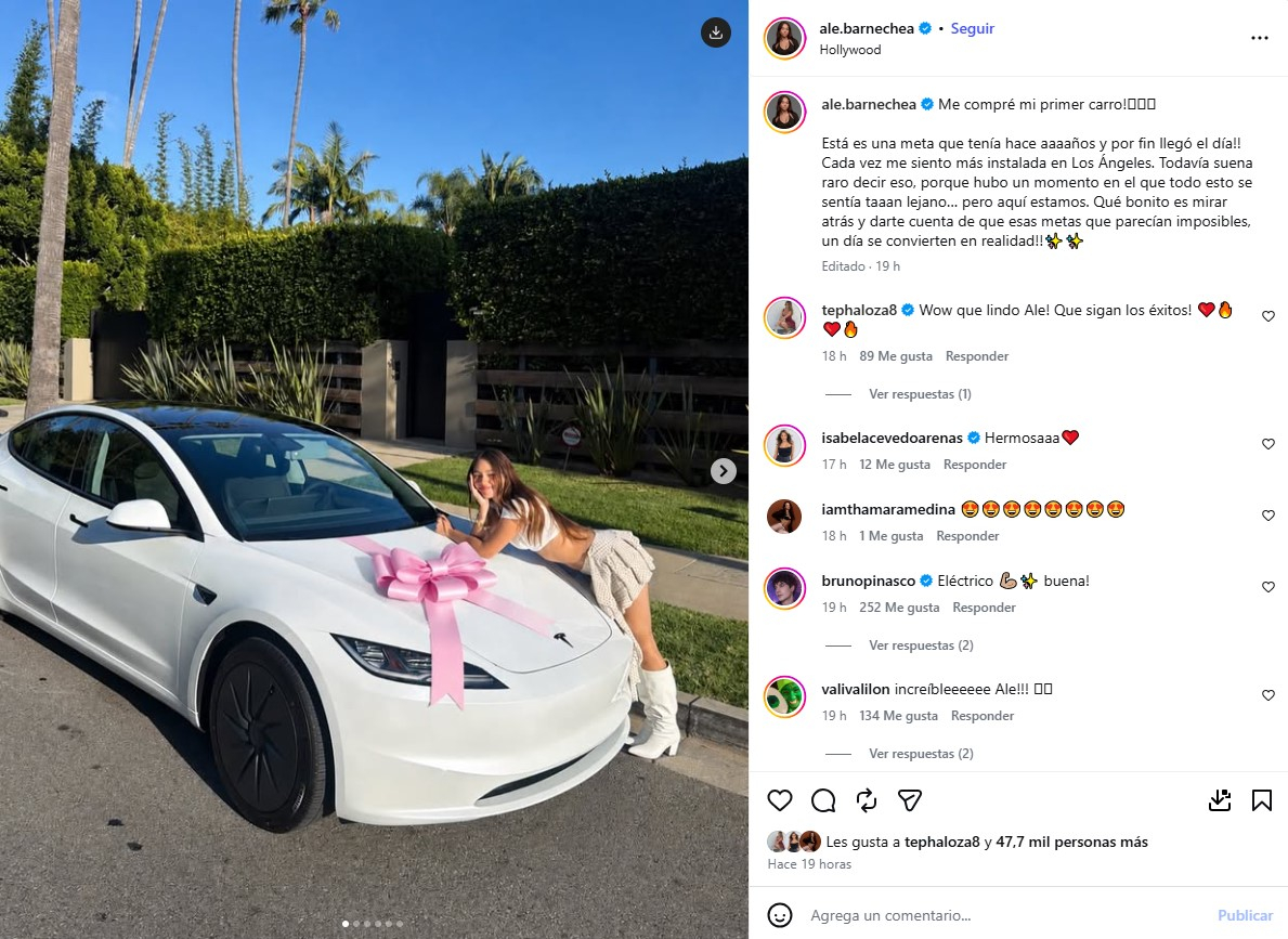 C’est une belle vie ! L’actrice de “Back to the Neighbourhood” a été surprise lorsqu’elle a acheté une voiture de luxe après avoir déménagé aux États-Unis.