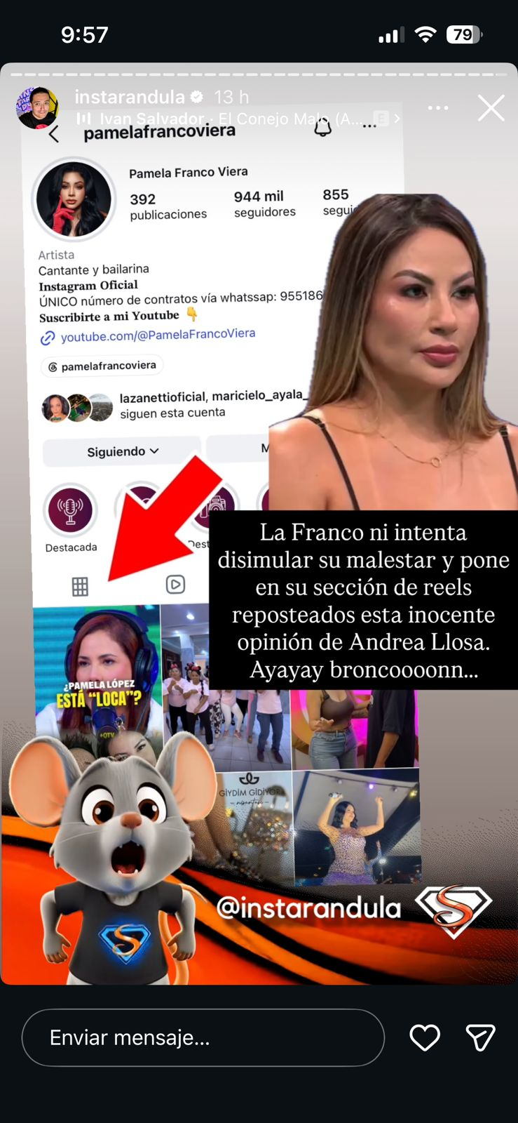 Désolé! Pamela Franco renonce à la décision difficile de répondre à la vidéo justifiant l’attaque de Christian Cueva contre Pamela Lopez