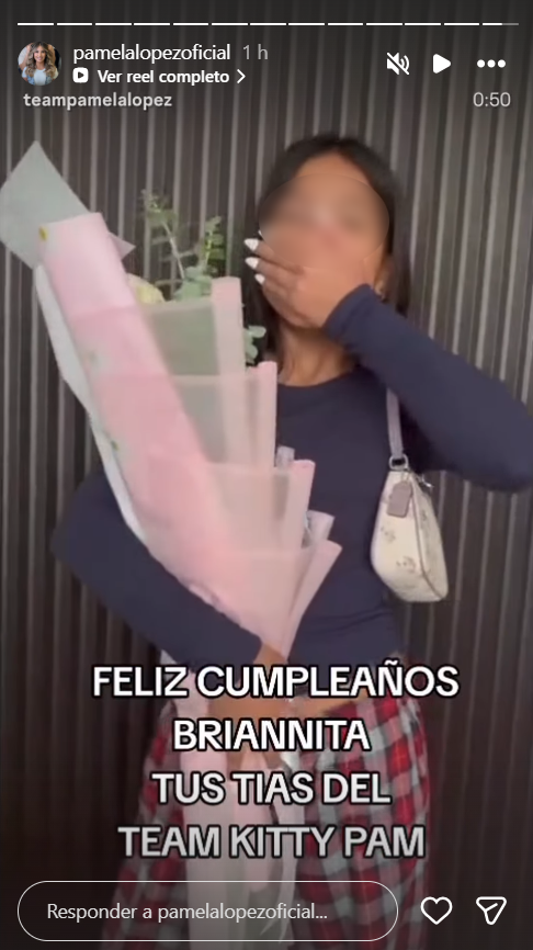 Ce n’était pas Christian Cueva ! Pamela Lopez a révélé que le somptueux chèque qu’elle a reçu pour l’anniversaire de sa fille l’a laissée en larmes : “Le montant est…”